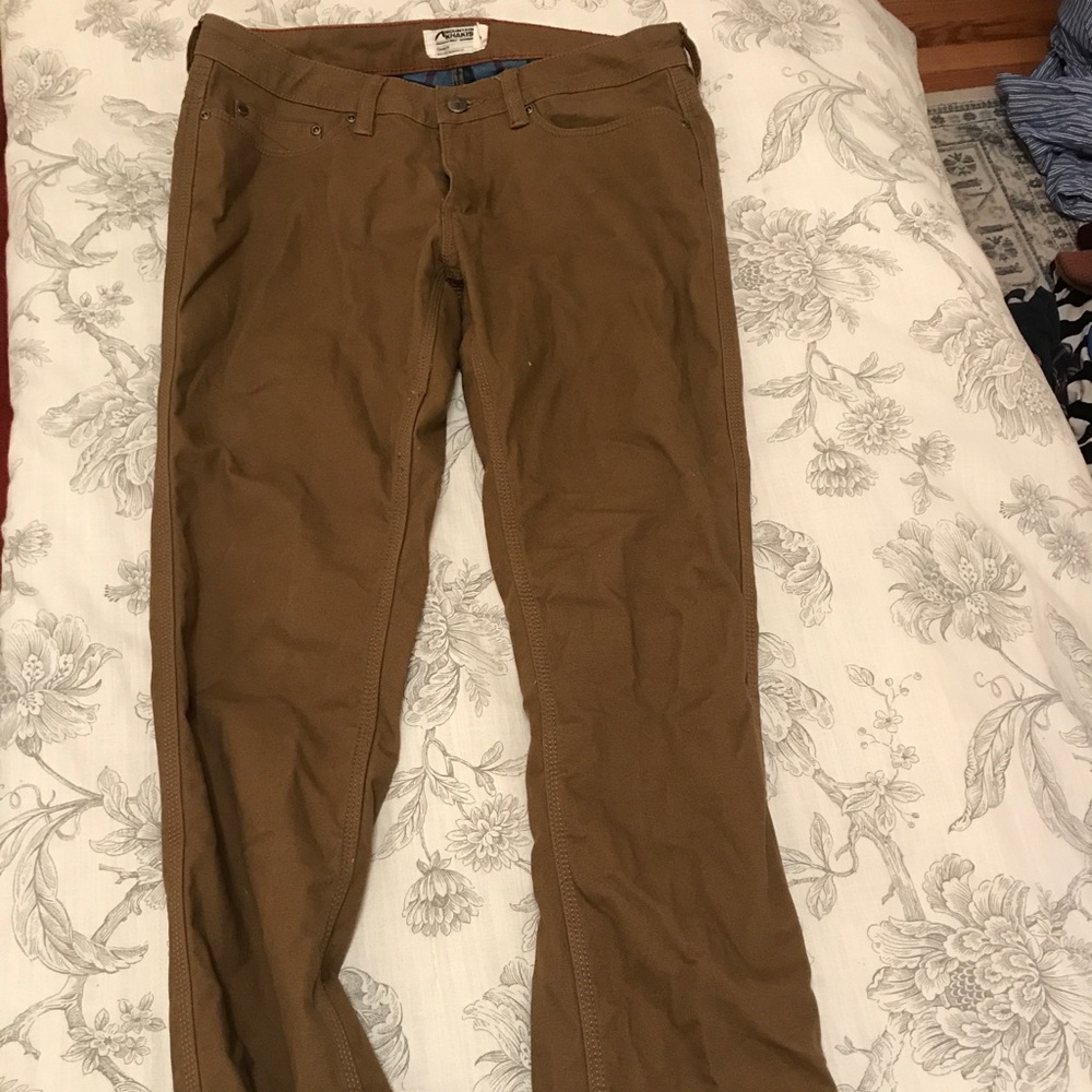 Mountain Khakis fleece lined pants